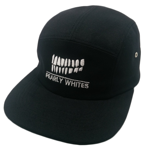 5-Panel Embroidered Cap