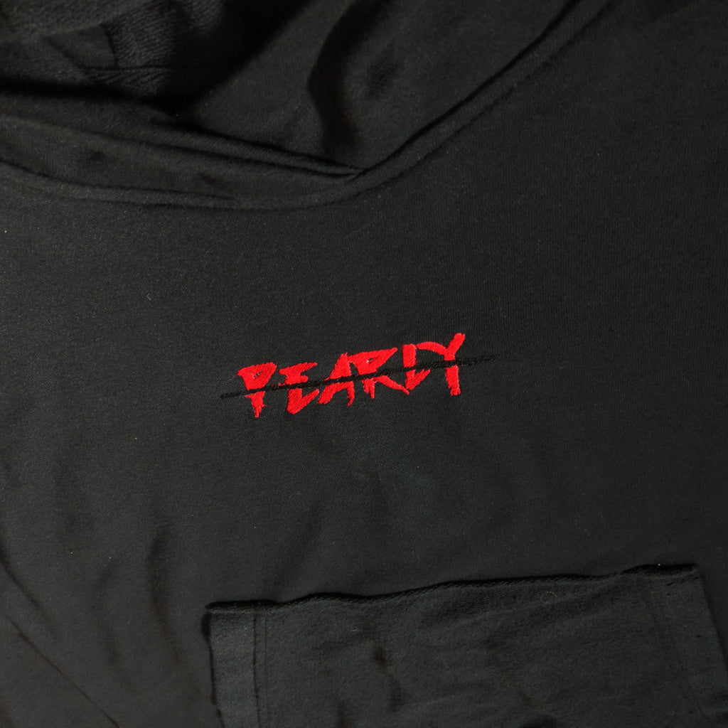 Slashed Logo Hoodie Onyx