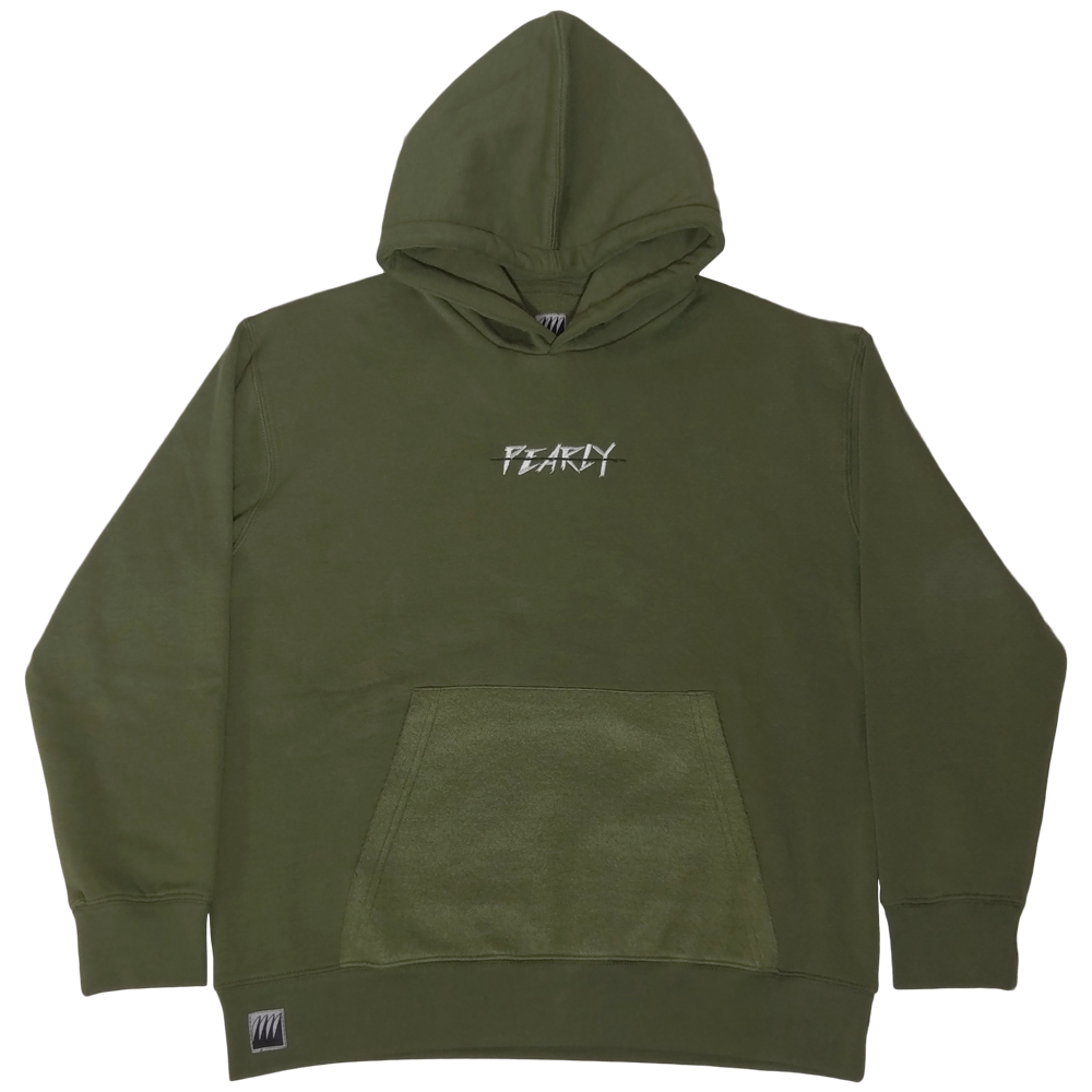 Slashed Logo Hoodie V2 Green