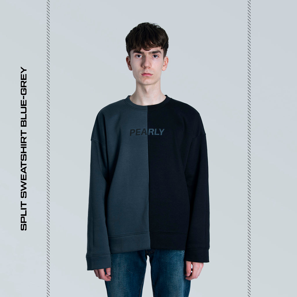 Split Sweatshirt v2 Blue-Grey