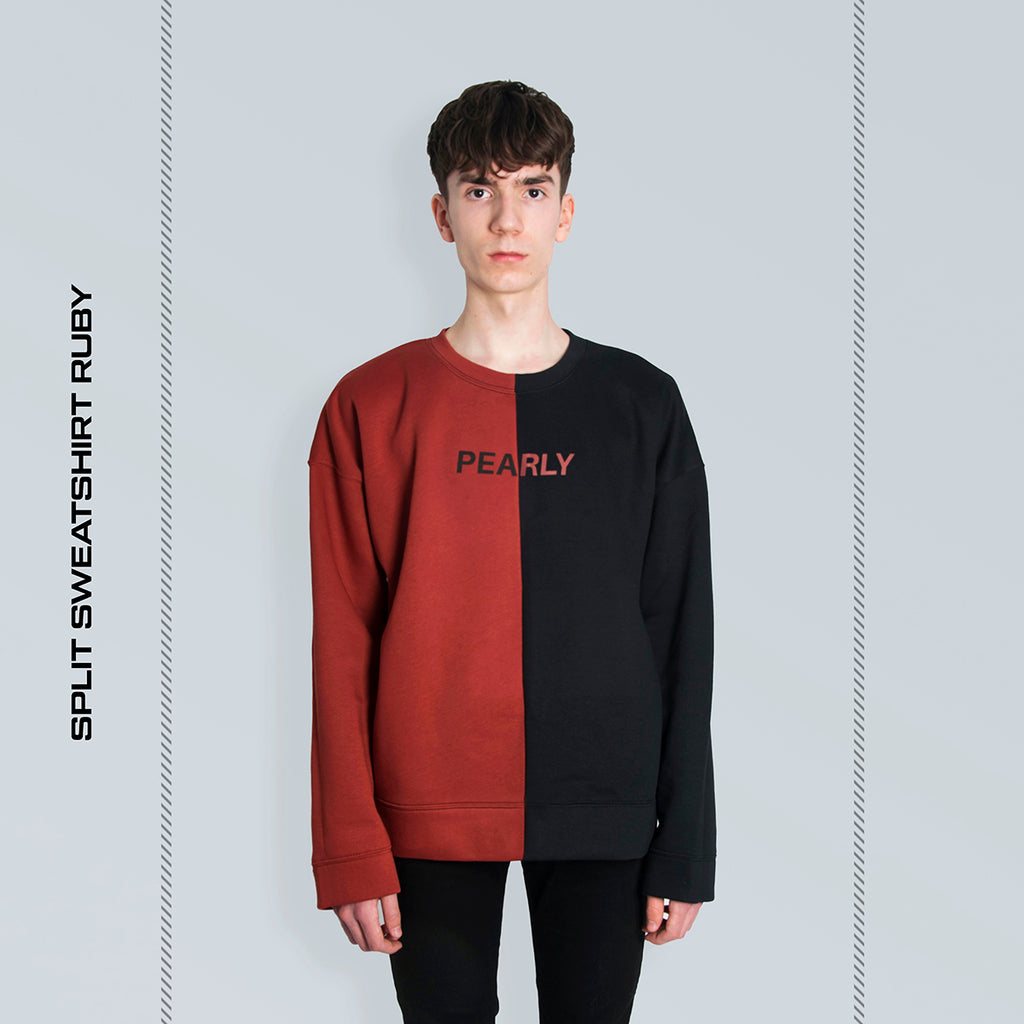 Split Sweatshirt v2 Ruby