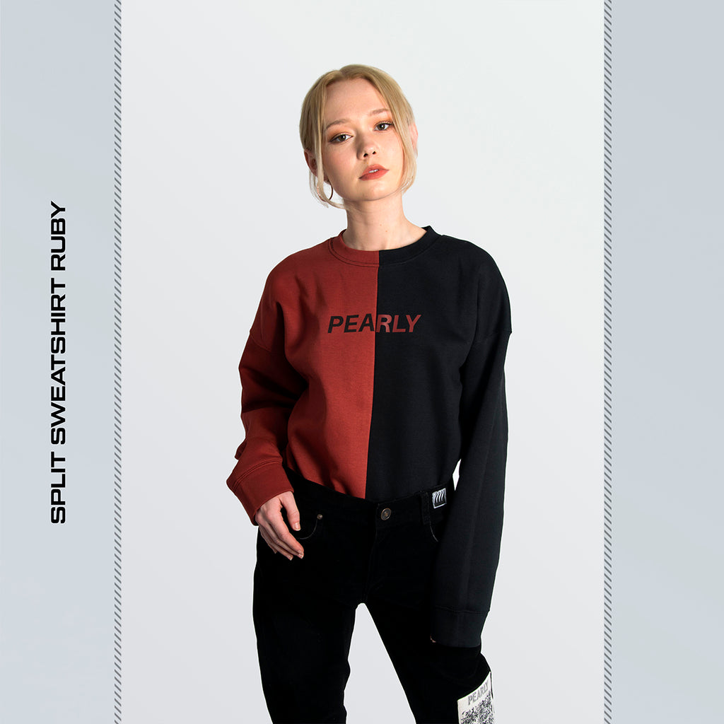 Split Sweatshirt v2 Ruby