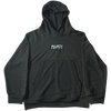 Slashed Logo Hoodie Army Green